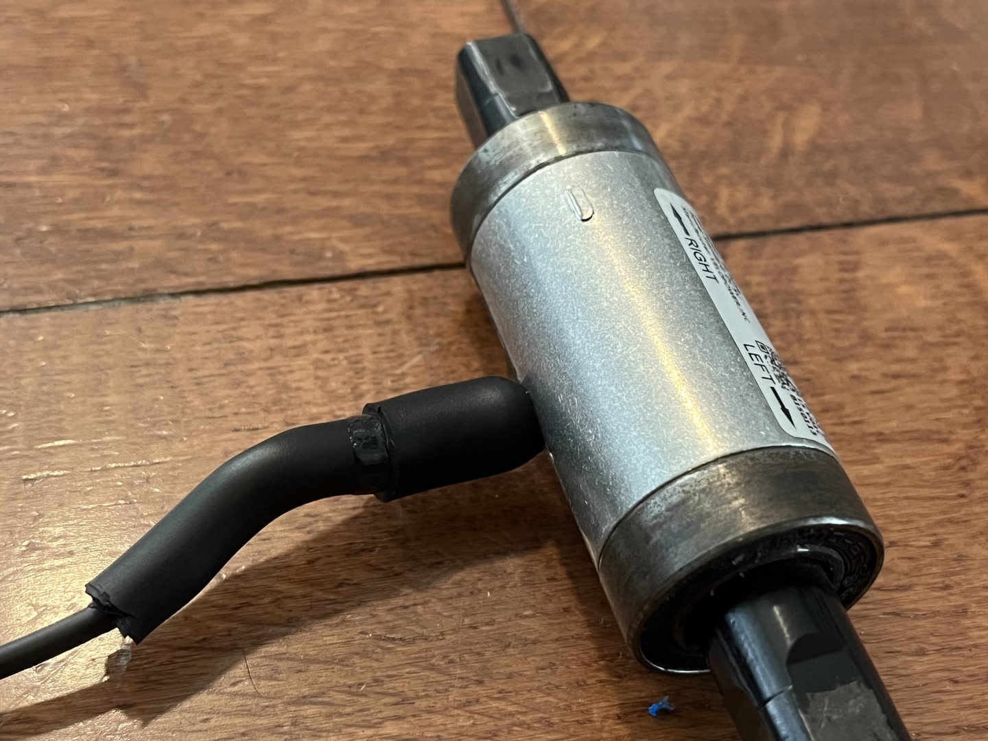 Too much heat shrink tubing around frayed wires